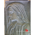 Virgin Mary wall relief sculpture